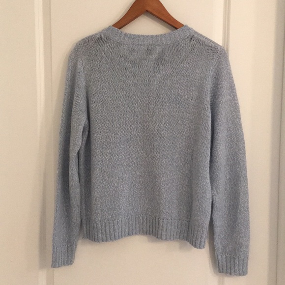 Divided Light Blue Sweater - Picture 4 of 5